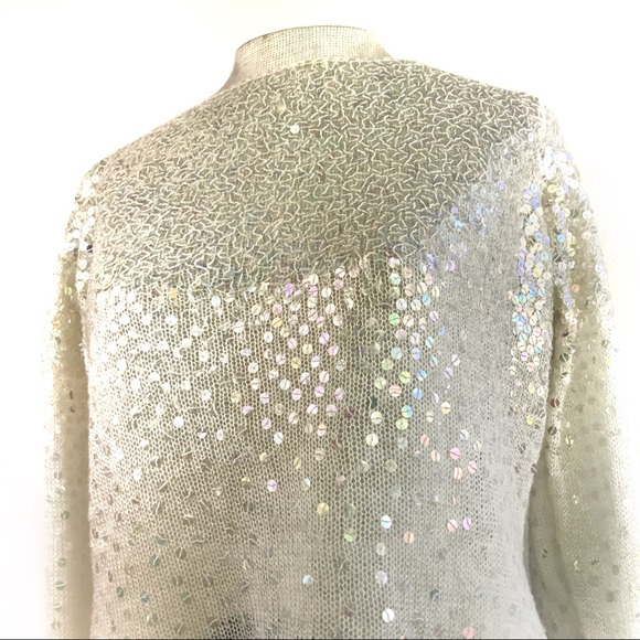 Laundry by Shelli Segal: Knit Sweater With Sequins - Picture 5 of 7